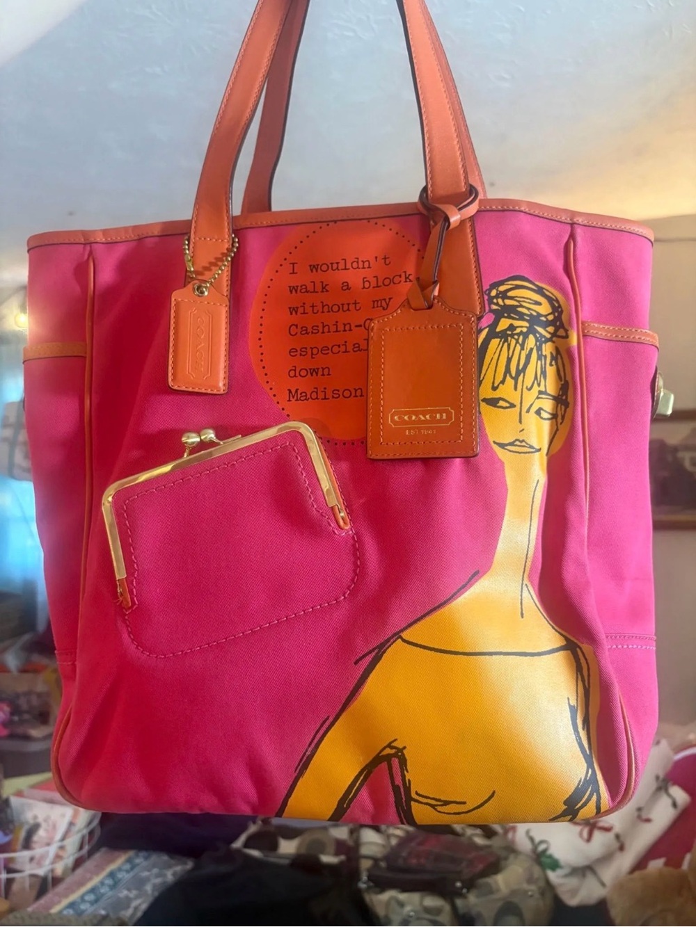Limited Edition 2008 Coach Cashin Carry Tote